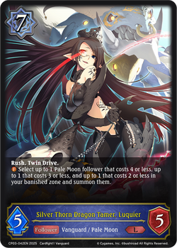 Silver Thorn Dragon Tamer, Luquier - CP03-042EN