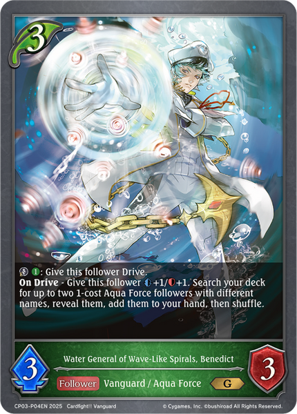 Water General of Wave-Like Spirals, Benedict (P) - CP03-P04EN
