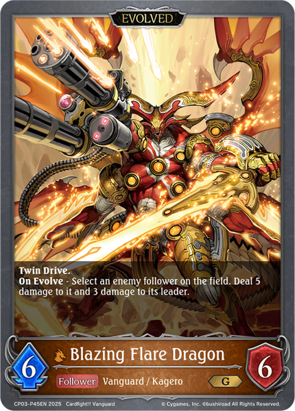 Blazing Flare Dragon (P) - CP03-P45EN