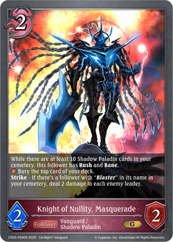 Knight of Nullity, Masquerade (P) - CP03-P59EN