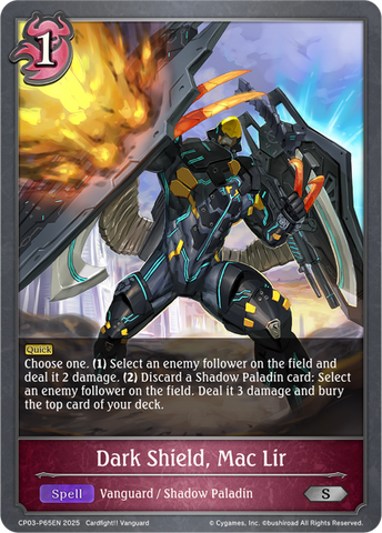 Dark Shield, Mac Lir (P) - CP03-P65EN