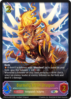 Burning Horn Dragon (SL) - CP03-SL14EN