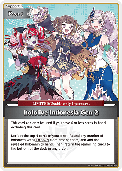 hololive Indonesia Gen 2 - hBP02-081