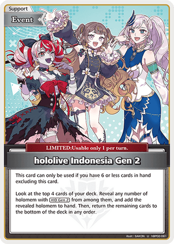 hololive Indonesia Gen 2 - hBP02-081