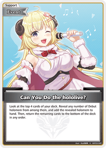 Can You Do the hololive? (S) - hBP03-090