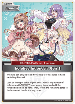 hololive Indonesia Gen 1 (S) - hBP03-091