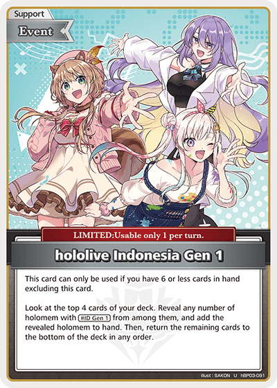 hololive Indonesia Gen 1 - hBP03-091