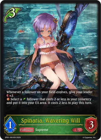 Spinaria, Wavering Will - SP01-001EN