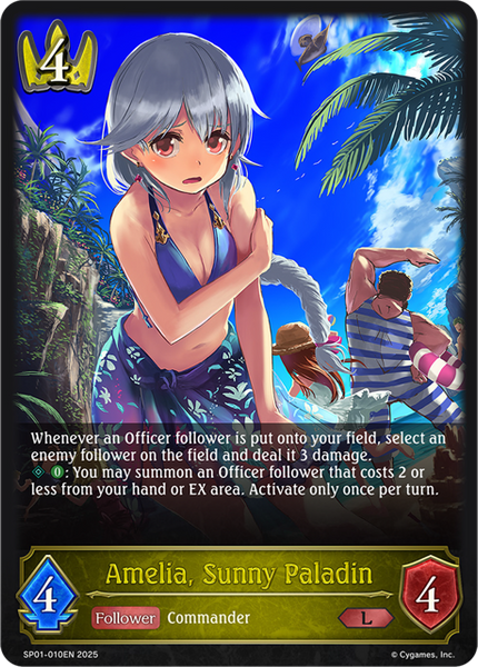 Amelia, Sunny Paladin - SP01-010EN