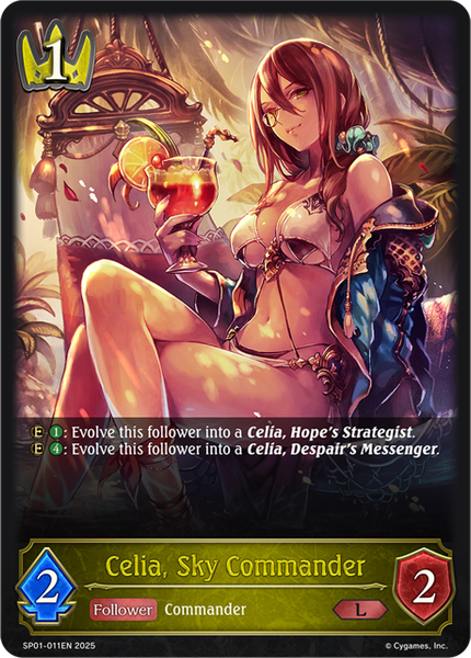 Celia, Sky Commander - SP01-011EN