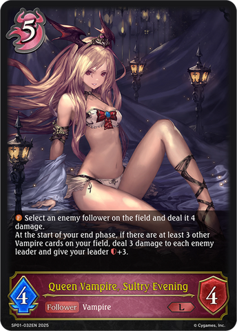Queen Vampire, Sultry Evening - SP01-032EN