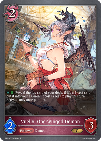 Vuella, One-Winged Demon - SP01-037EN