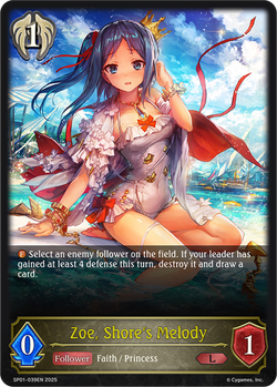 Zoe, Shore's Melody - SP01-039EN