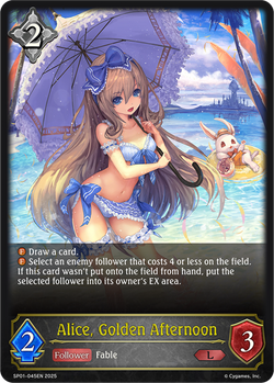 Alice, Golden Afternoon - SP01-045EN