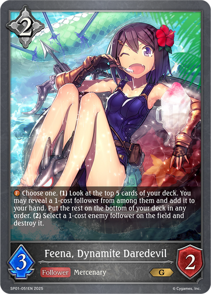 Feena, Dynamite Daredevil - SP01-051EN