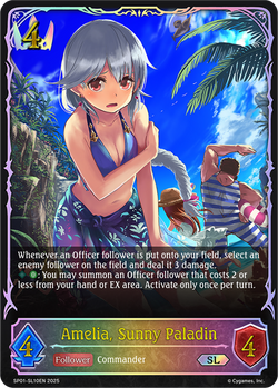 Amelia, Sunny Paladin (SL) - SP01-SL10EN
