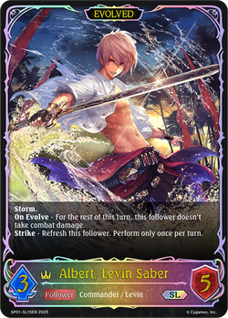 Albert, Levin Saber (Evolved) (SL) - SP01-SL15EN