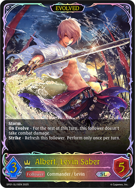 Albert, Levin Saber (Evolved) (SL) - SP01-SL15EN