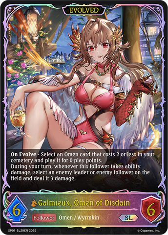 Galmieux, Omen of Disdain (Evolved) (SL) - SP01-SL29EN