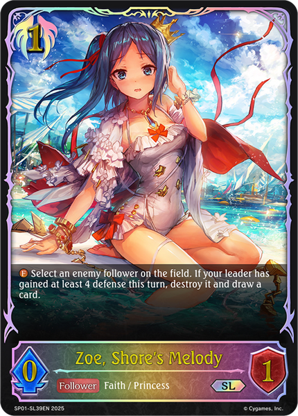 Zoe, Shore's Melody (SL) - SP01-SL39EN