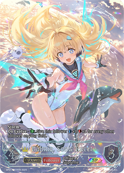 Ralmia, Sonic Racer (Evolved) (SP) - SP01-SP08EN