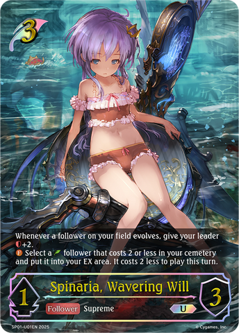 Spinaria, Wavering Will (U) - SP01-U01EN