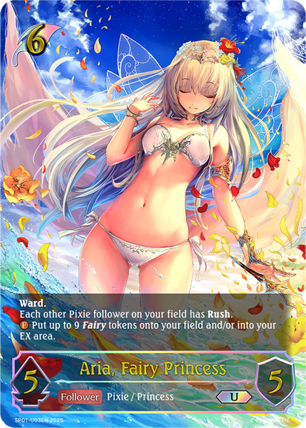 Aria, Fairy Princess (U) - SP01-U03EN