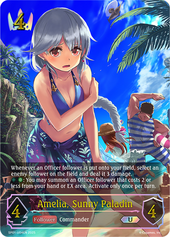Amelia, Sunny Paladin (U) - SP01-U04EN