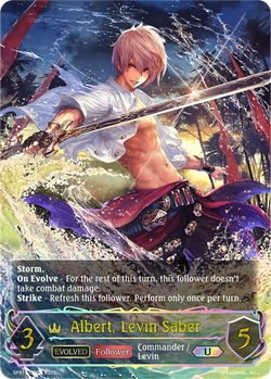 Albert, Levin Saber (Evolved) (U) - SP01-U09EN