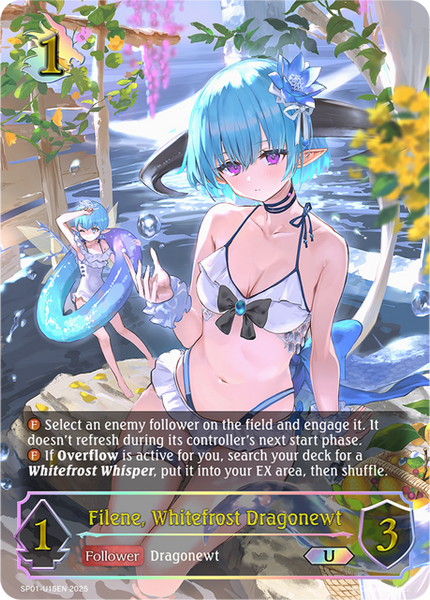 Filene, Whitefrost Dragonewt (U) - SP01-U15EN