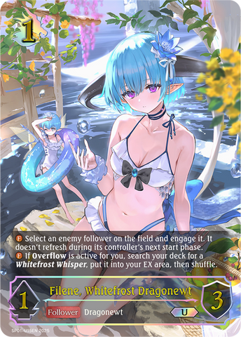 Filene, Whitefrost Dragonewt (U) - SP01-U15EN