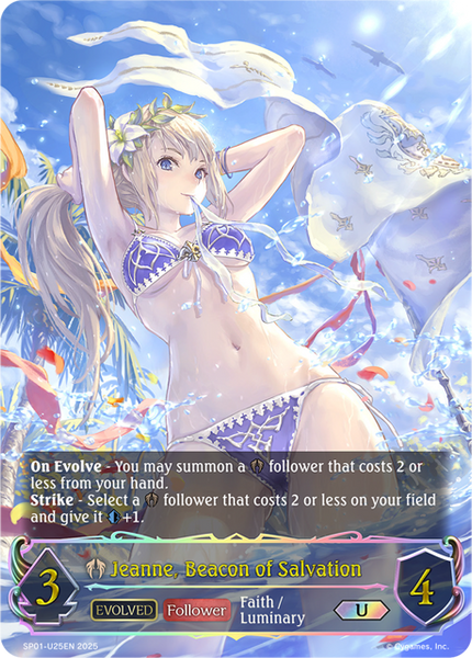 Jeanne, Beacon of Salvation (Evolved) (U) - SP01-U25EN