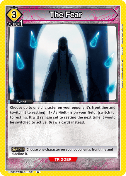 The Fear - UE01BT/BLC-1-031