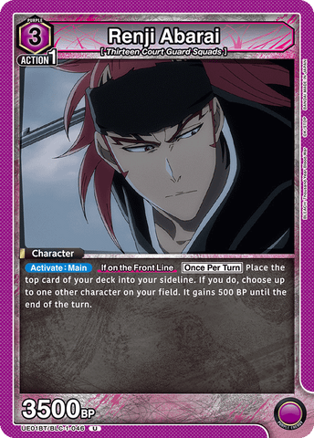 Renji Abarai - UE01BT/BLC-1-046