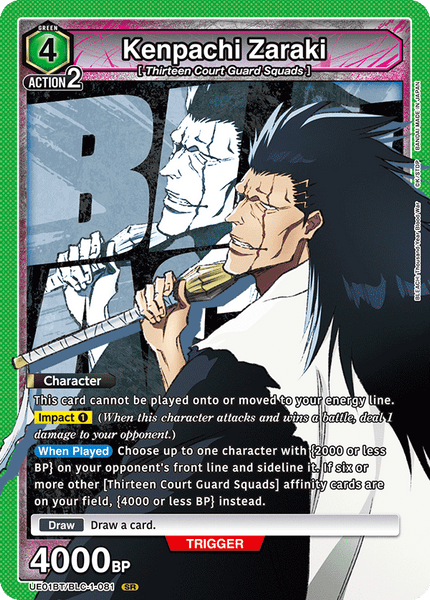 Kenpachi Zaraki - UE01BT/BLC-1-081