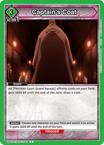 Captain's Coat - UE01BT/BLC-1-097