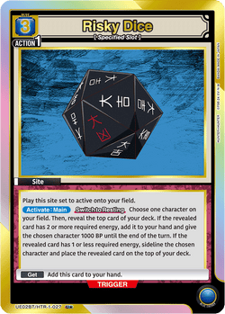 Risky Dice - UE02BT/HTR-1-027★