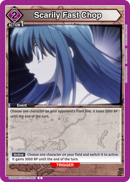 Scarily Fast Chop - UE02BT/HTR-1-063