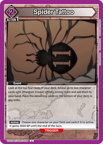 Spider Tattoo - UE02BT/HTR-1-064