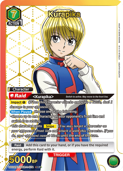 Kurapika (SR★) - UE02BT/HTR-1-074★