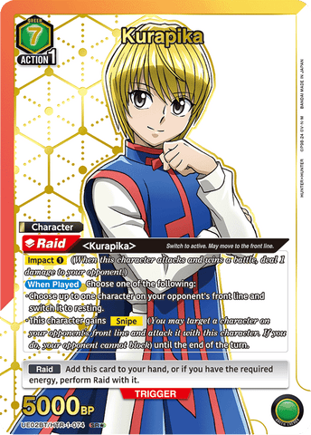 Kurapika (SR★) - UE02BT/HTR-1-074★