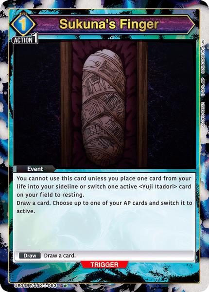 Sukuna's Finger (C★) - UE03BT/JJK-1-063★