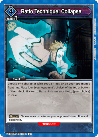 Ratio Technique: Collapse - UE03BT/JJK-1-064
