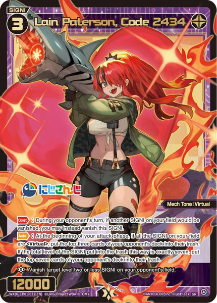 Lain Paterson, Code 2434 - WXDi-CP01-032[EN]