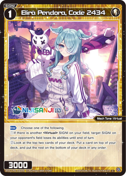 Elira Pendora, Code 2434 - WXDi-CP01-036[EN]
