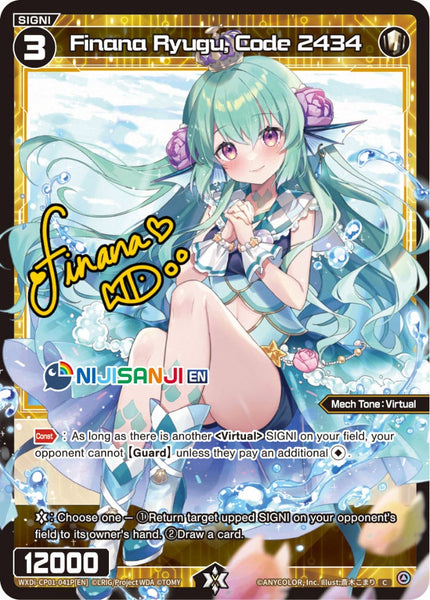 Finana Ryugu, Code 2434 (Foil) - WXDi-CP01-041P[EN]