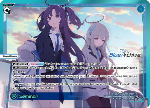 Seminar (LRP) - WXDi-CP02-002P[EN]