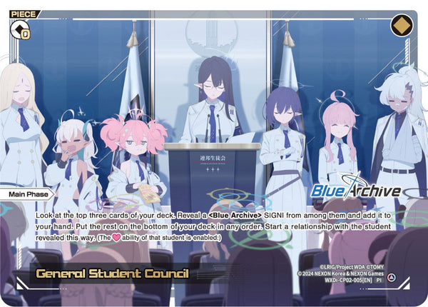 General Student Council - WXDi-CP02-005[EN]