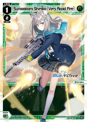 Sunaookami Shiroko [Very Rapid Fire] - WXDi-CP02-018[EN]