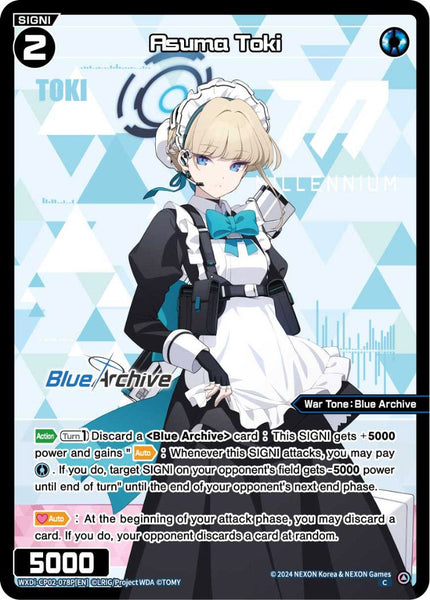 Asuma Toki (Foil) - WXDi-CP02-078P[EN]
